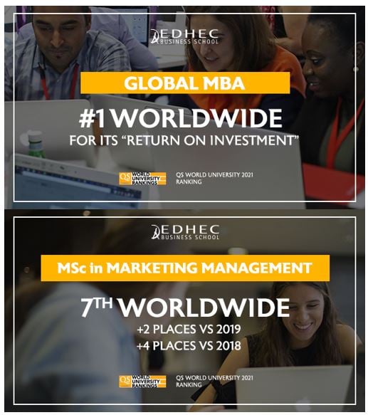 QS Ranks EDHEC’s Global MBA And MSc In Marketing Management Among The ...